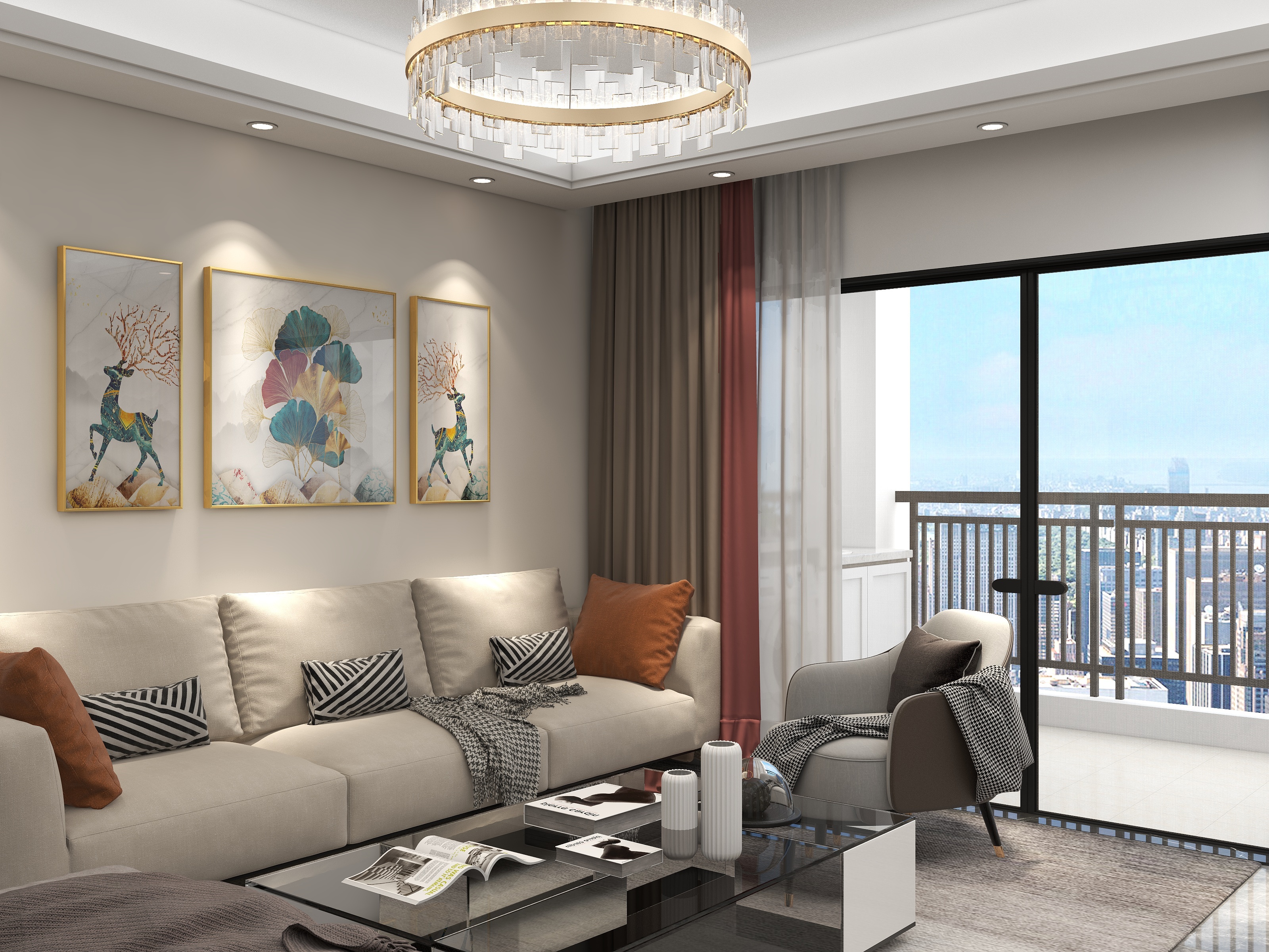 西城现代装修设计性价比高,西城公馆装修房子效果图