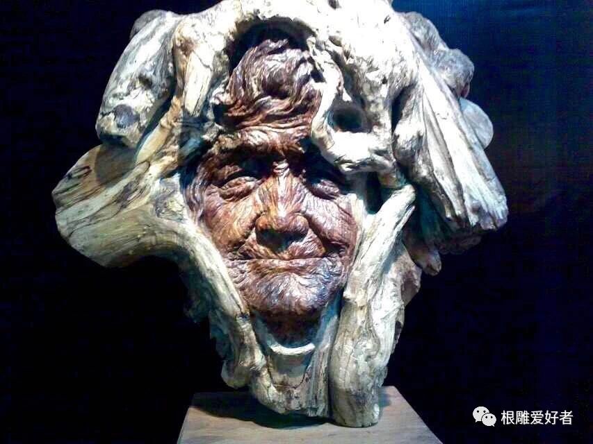 根雕茶壶作品图片,根雕艺术品长嘴茶壶