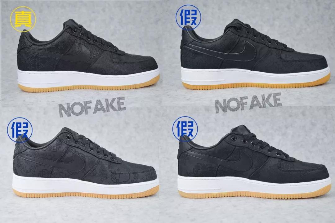 offwhitexnikeairforce1真假对比,如何鉴别nikeairforce1low白黑