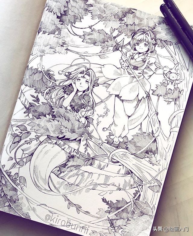 好看的动漫同人本,好看治愈系动漫插画