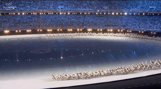 04年雅典奥运会开幕式历史年轮,雅典奥运会开幕式经典场景