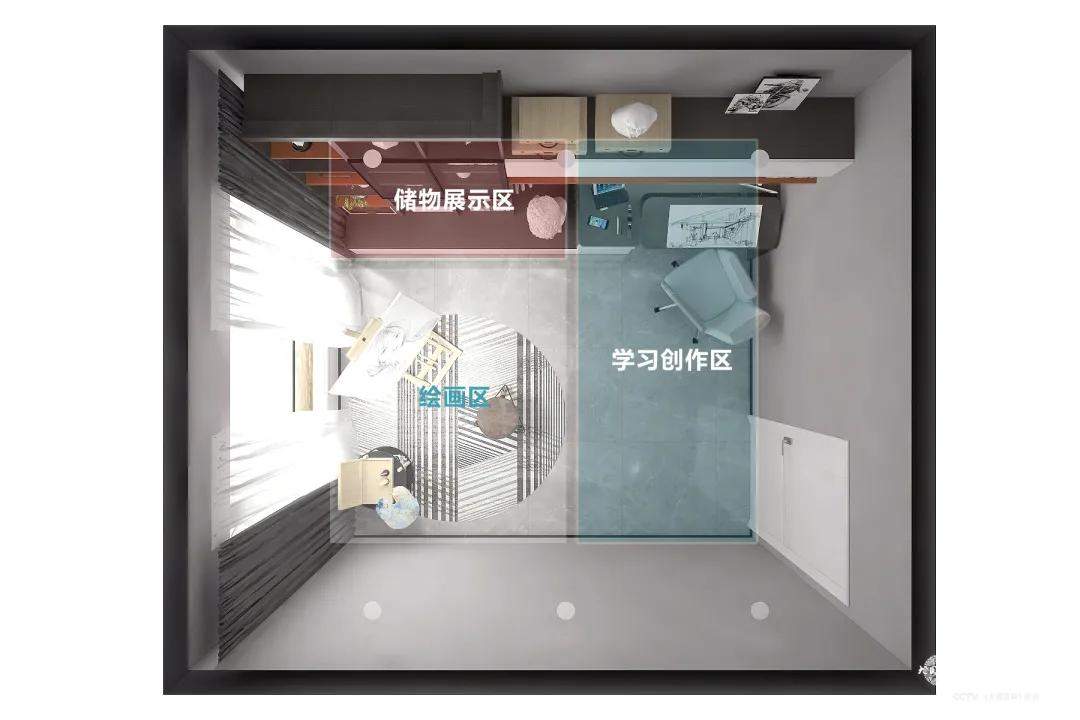 小卧室也能有小书房,不足7平米卧室书房设计