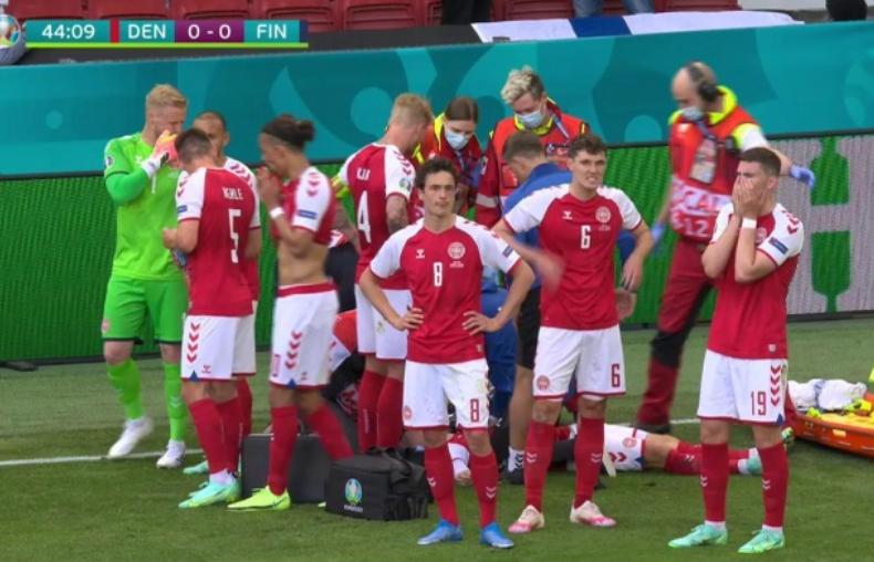 埃里克森晕倒暖心时刻,欧洲杯早报埃里克森昏厥事件回顾