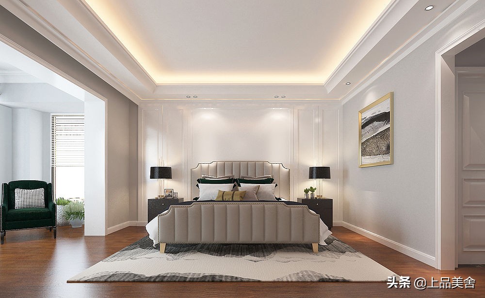 装修美式轻奢风格大平层,大平层200-300平美式轻奢风格