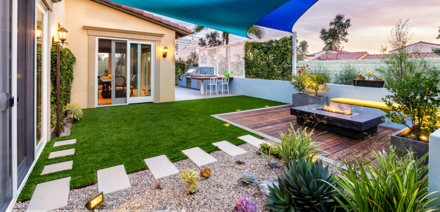 最简单便宜的小院花园设计,最实用好打理的庭院设计