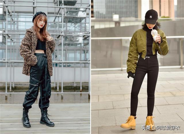 马丁靴相似,马丁靴搭配什么样的裤子比较好看