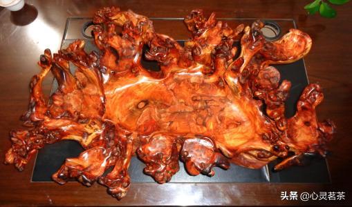 「根雕茶盘」家里条件还不错的茶友可以考虑买一个