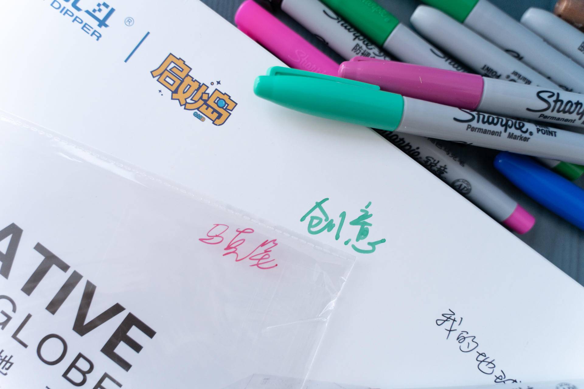 光顾着玩儿了，看完介绍才知道朋友送的这套马克笔差点被浪费了