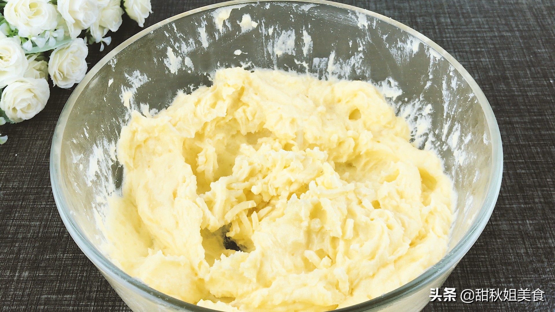 自制简单土豆泥酱汁无淀粉,自制土豆泥肯德基不加黑胡椒