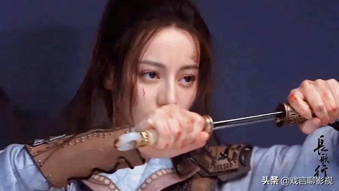 长歌行迪丽热巴造型演技引争议,电视剧长歌行迪丽热巴绝美落泪