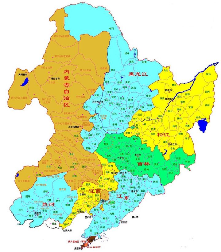 中国已经“消失”的省份（二）东北九省