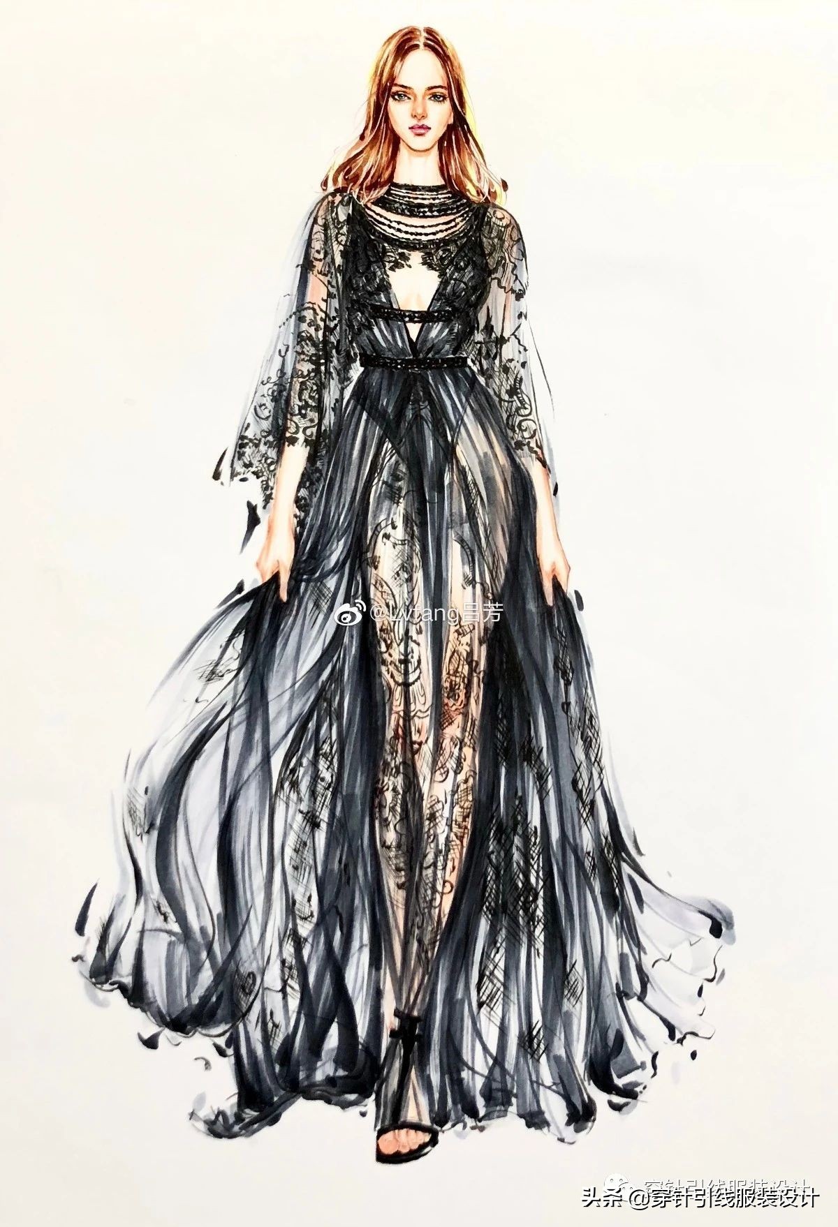 效果图手绘服装,效果图大全70-80平三室