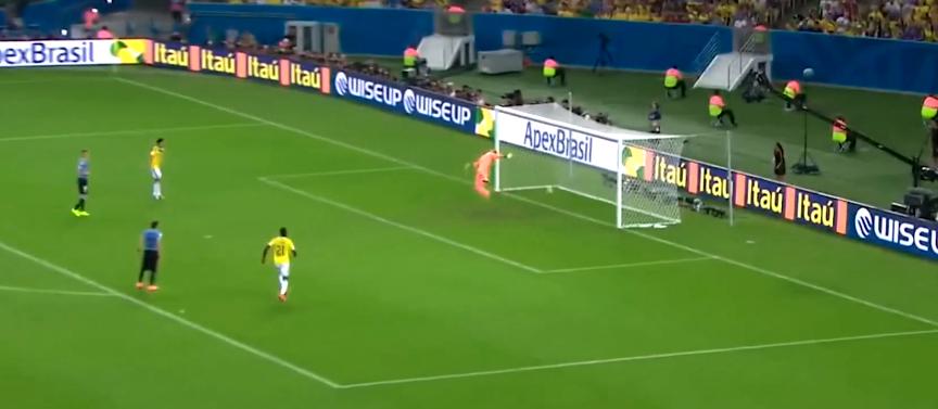 2014世界杯j罗对乌拉圭梅开二度,j罗世界杯哥伦比亚vs乌拉圭