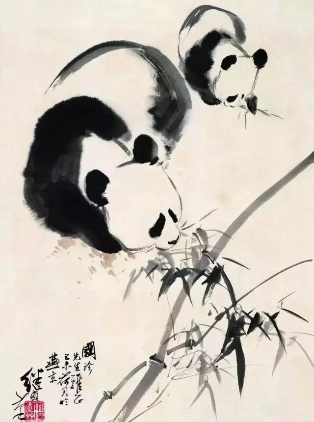 大师笔下的国宝熊猫，谁更出彩呢？