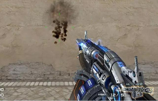 穿越火线aa-12红色闪电测评,穿越火线源aa12雷霆评测