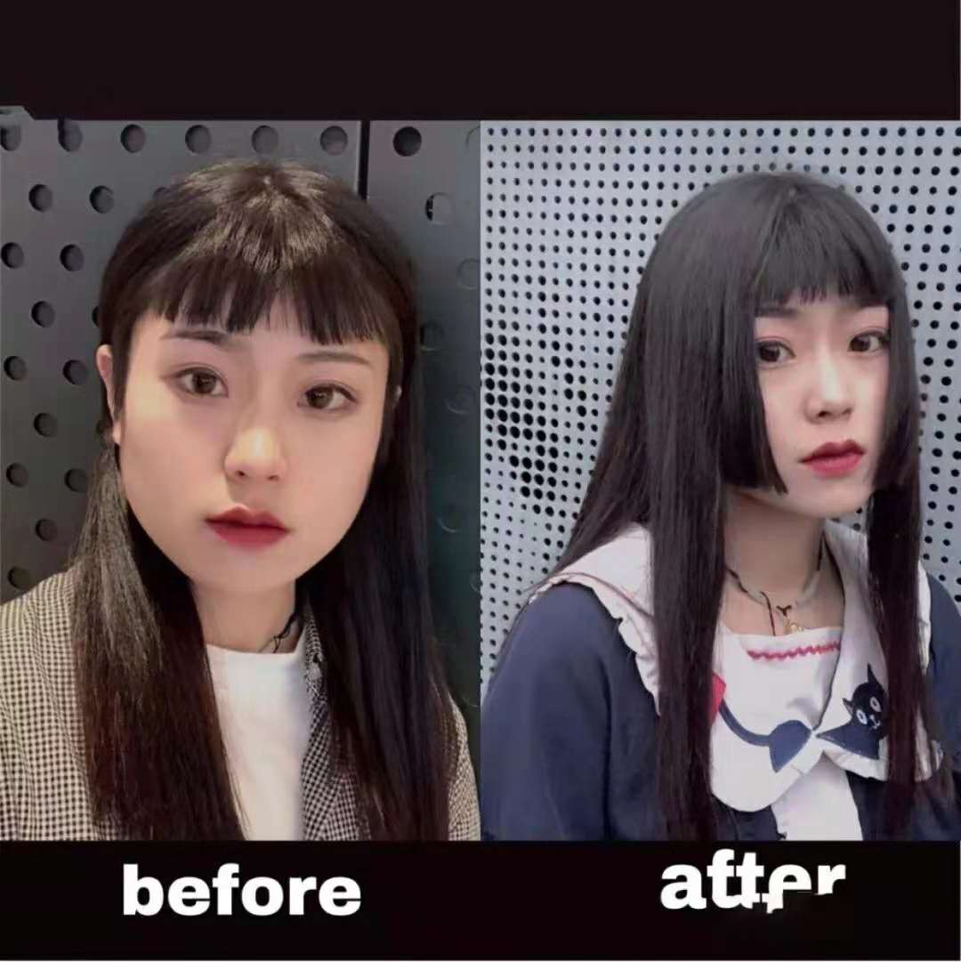 显脸小八字刘海发型推荐,最合适显脸小的刘海发型