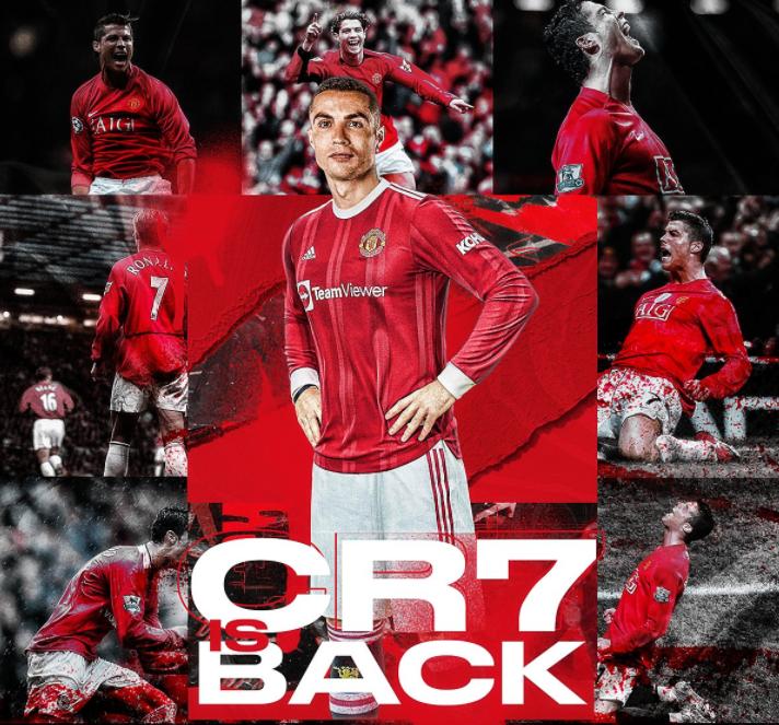 7号球衣足球明星c罗,曼联新七号c罗