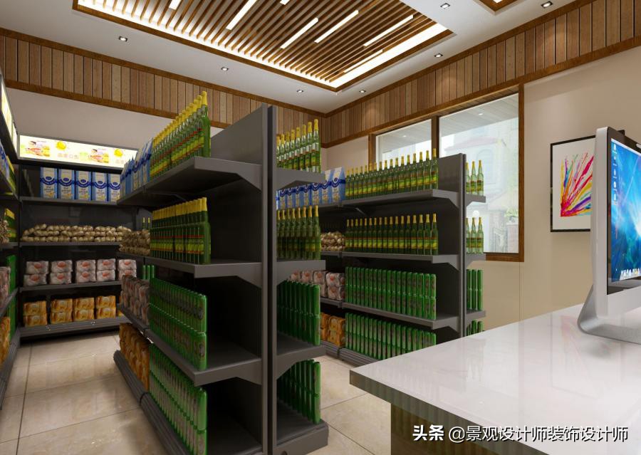 商场店铺设计案例图纸,超市设计图解大全