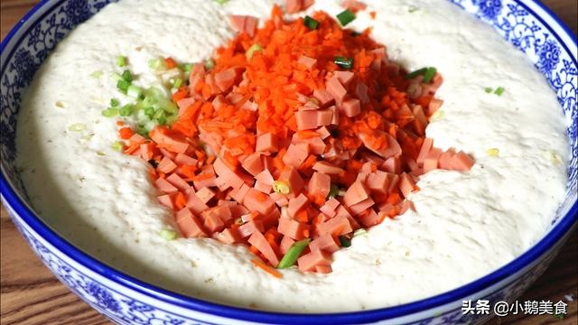 简单的大米发糕,简单零失败的玉米面白面发糕