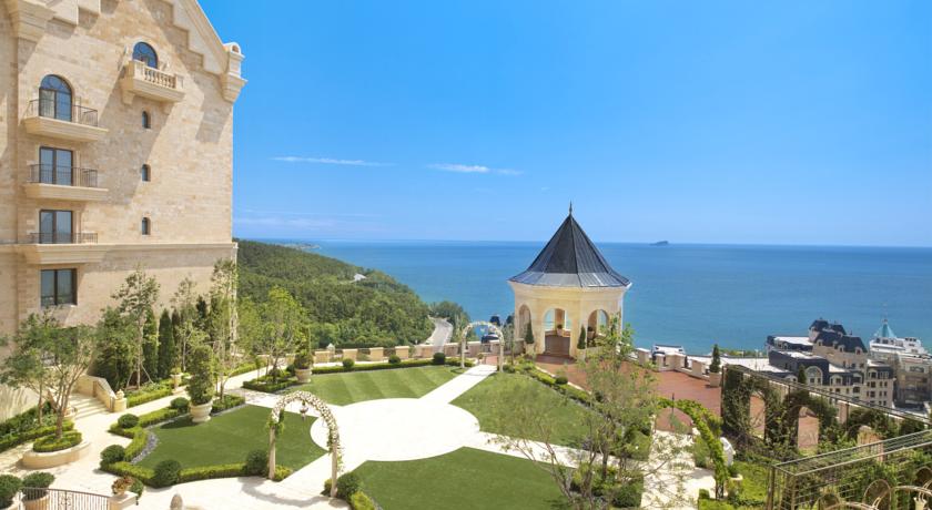 大连一方城堡豪华精选酒店露台,大连一方城堡豪华精选酒店