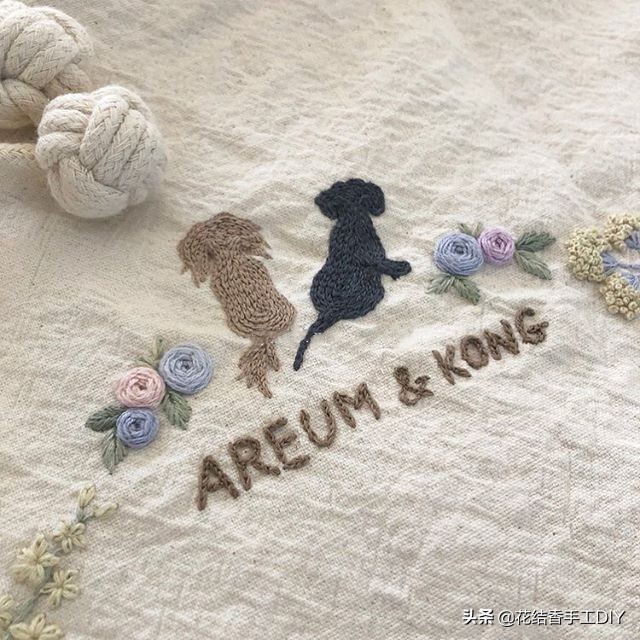 刺绣简单又好看教程,刺绣的绣法简单幼儿