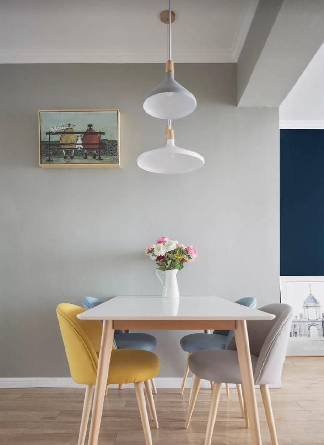 90平米小户型卡座餐厅装修效果图,70平米小户型装修客餐厅一体