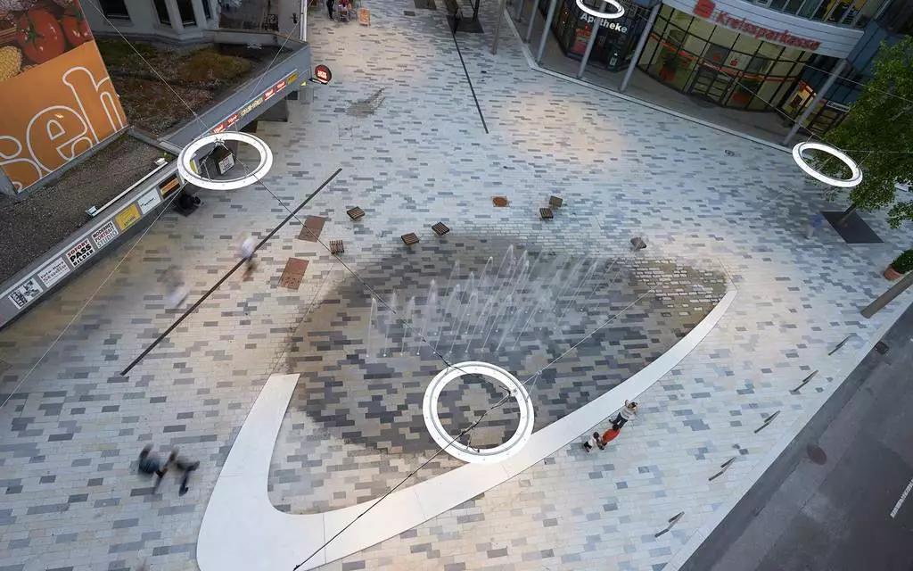 商业步行街景观设计图展示,商业步行街景观设计经典案例