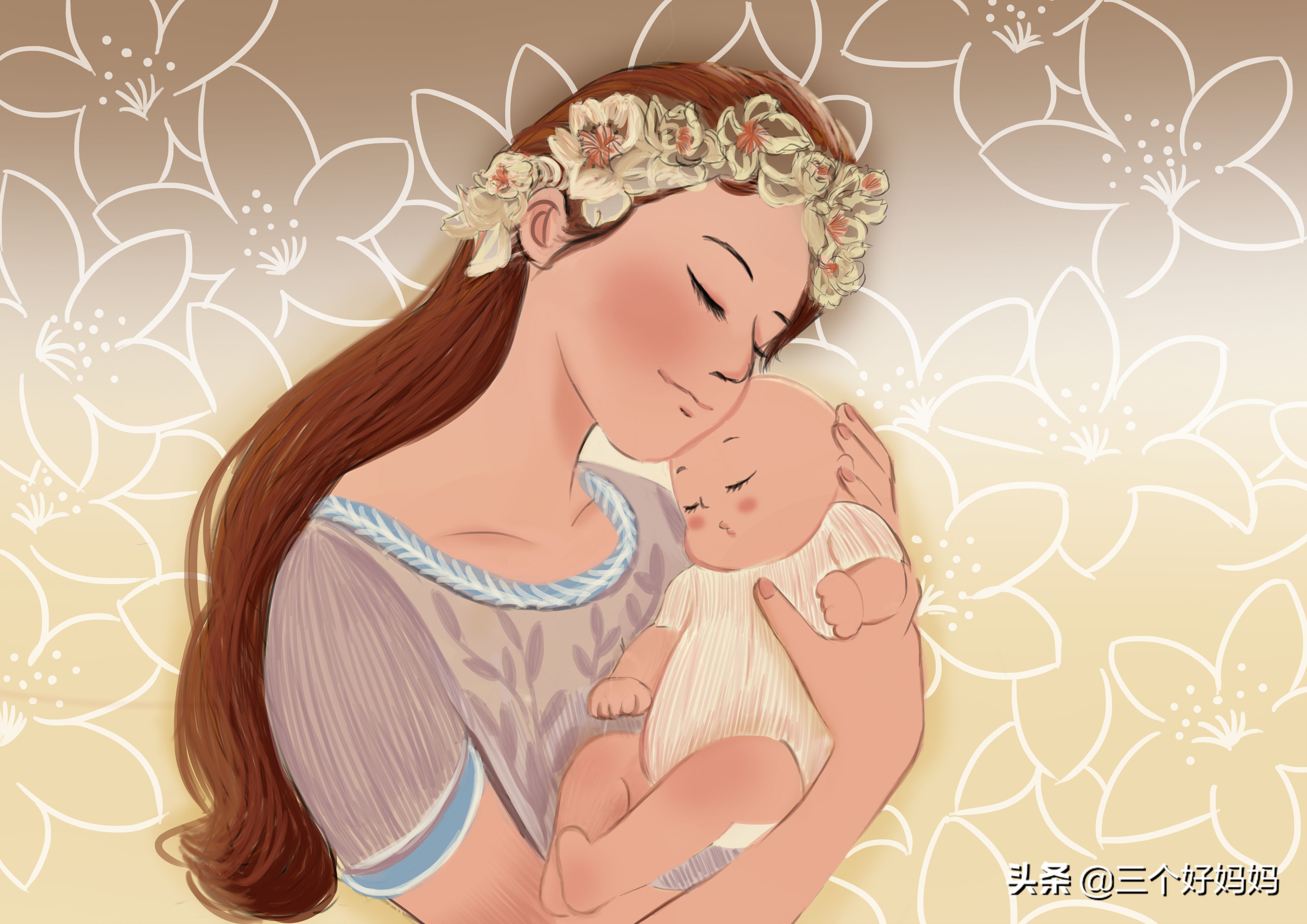 孩子妈妈也想陪着你,孩子妈妈陪着你慢慢长大