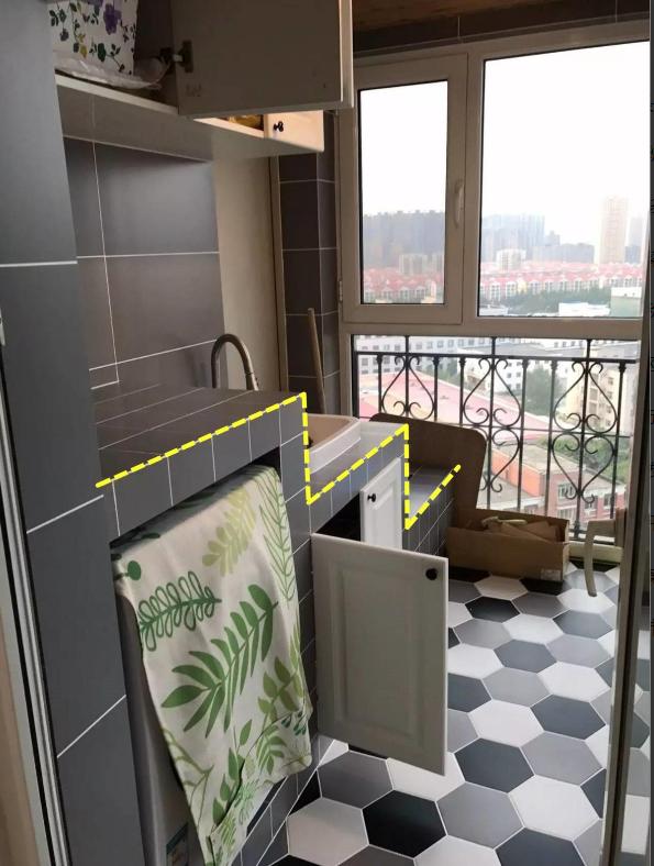 生活阳台拖把池怎么设计好看,阳台装拖把池巧妙设计