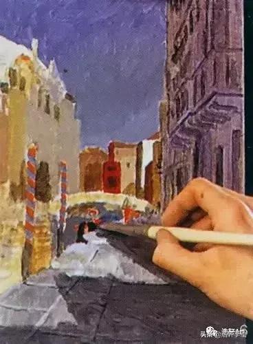 干货油画的入门技法,白羽平油画风景技法