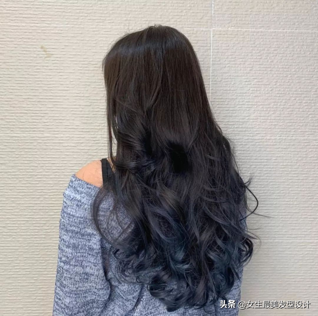 烫发中长内扣怎么打理,烫发女生推荐中长好打理