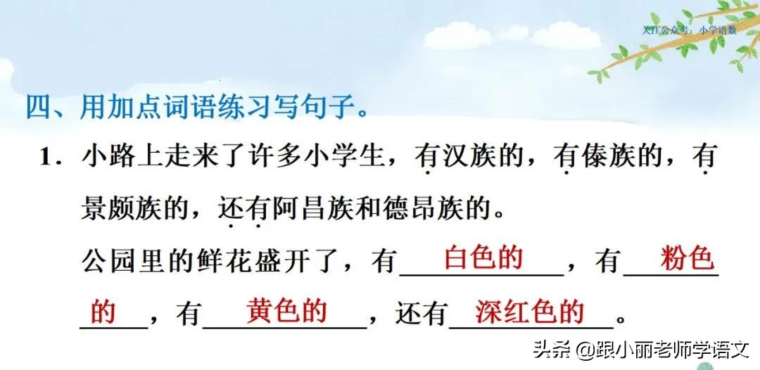 大青树下的小学必会知识点,大青树下的小学必考知识点