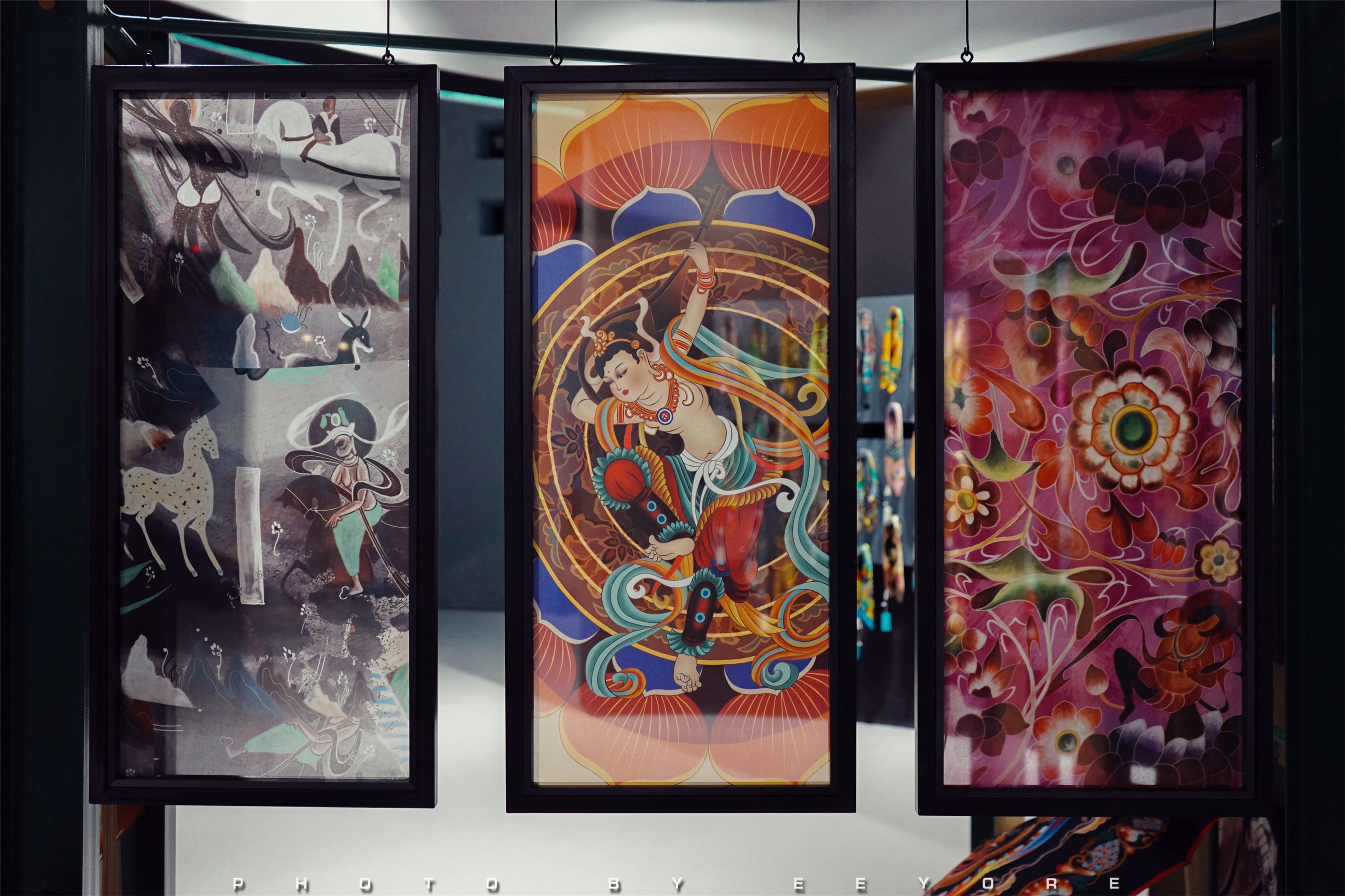 旅游风景戈壁滩,敦煌莫高窟沙漠艺术照