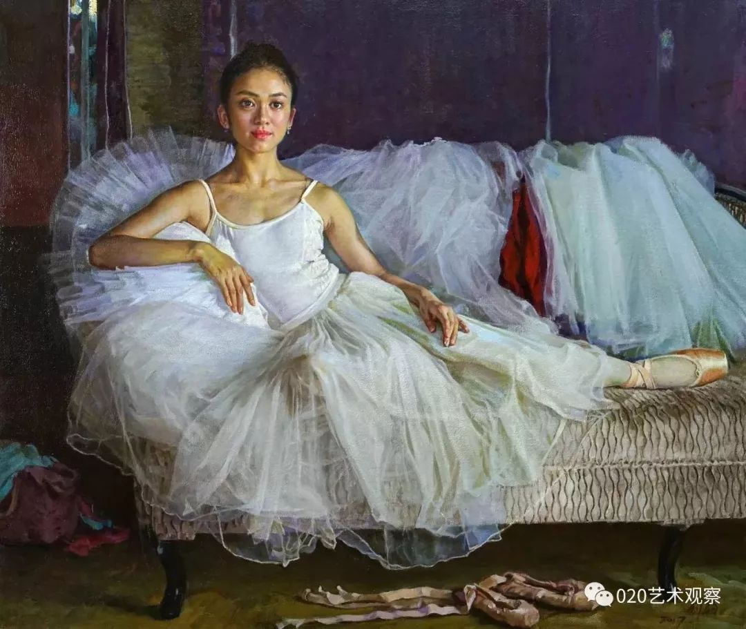 看完心跳加速！他*窥偷**老婆同事跳舞画了一组芭蕾少女卖了1200万