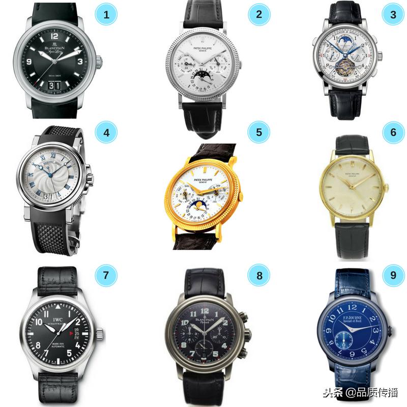 十大名表你都认识哪些,世界十大顶级宝珀手表