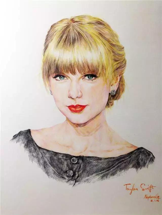 绘画~彩铅丨用彩铅如何描绘你心中的明星