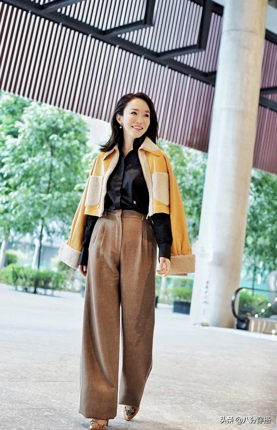 范文芳时尚服饰搭配,范文芳褶皱裙