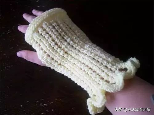 0-6个月的手套编织教程,冬季保暖简约手套编织视频教程