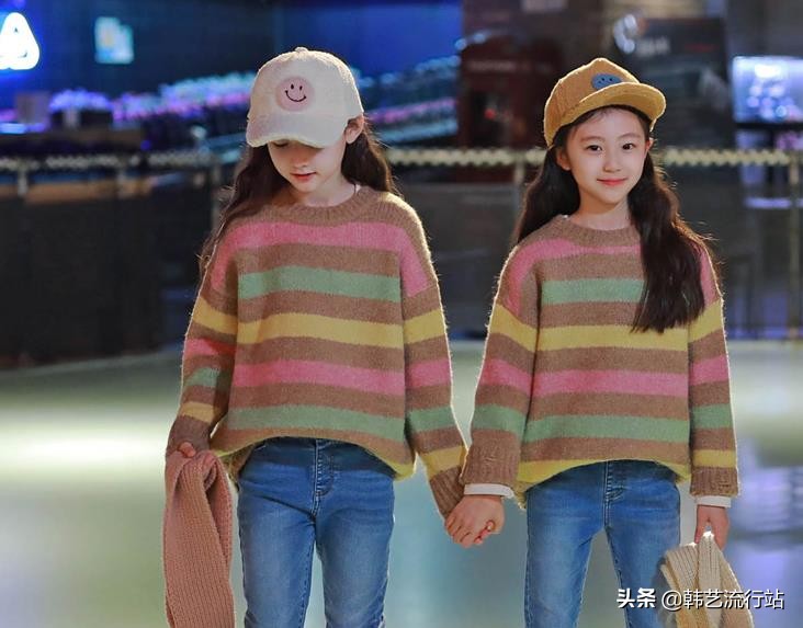 小个子针织毛衣推荐宽松中长款,最新款女士韩版手织毛衣18-21岁穿