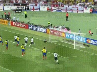 大卫贝克汉姆生涯,大卫贝克汉姆经典的庆祝动作