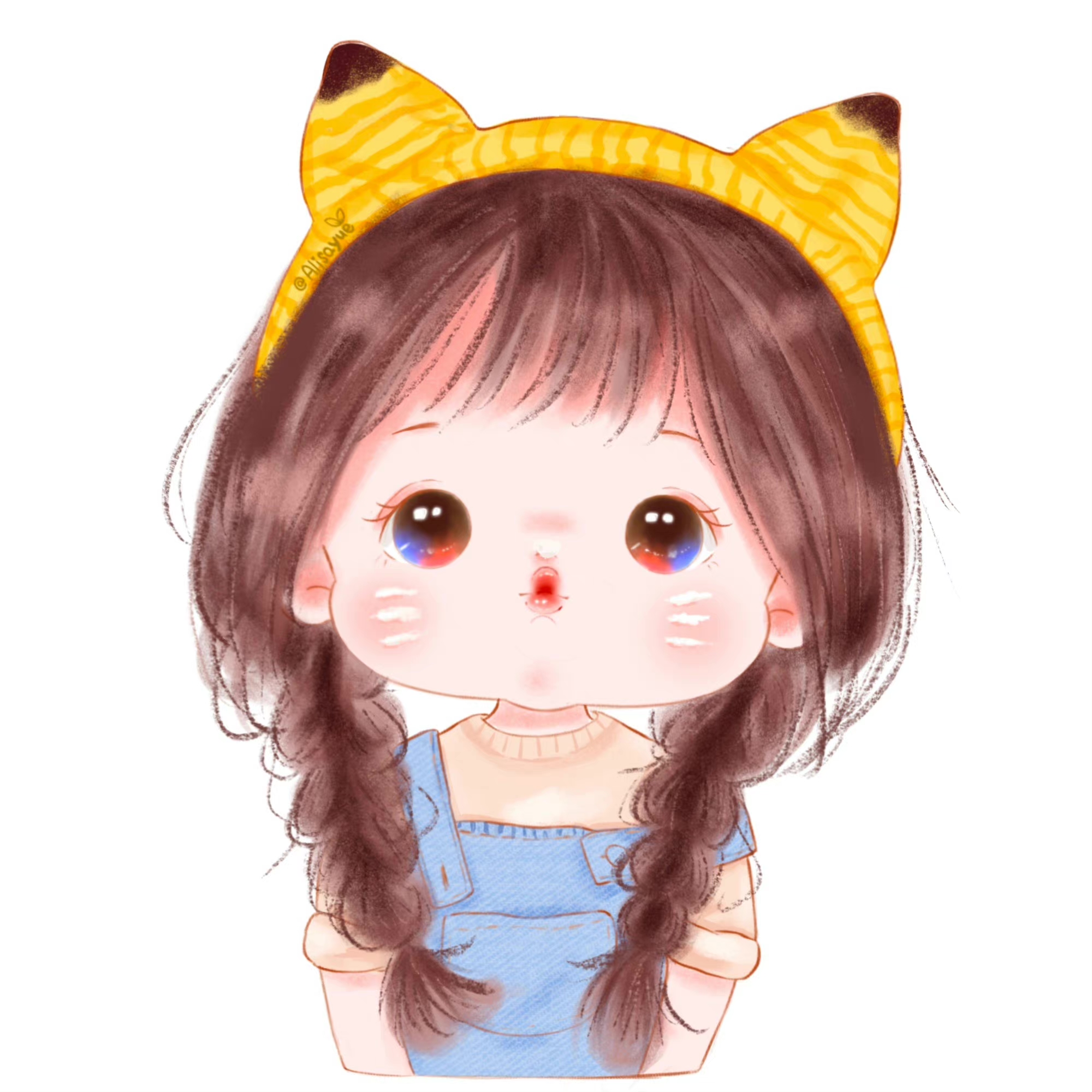 萌娃头像女生可爱萌图卡通,开心萌娃头像大全可爱高清