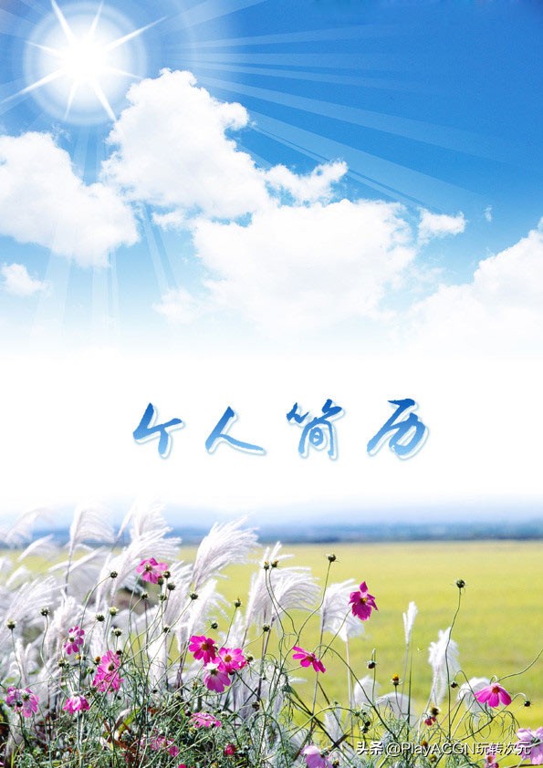 个人经典简历封面,求职简历经典