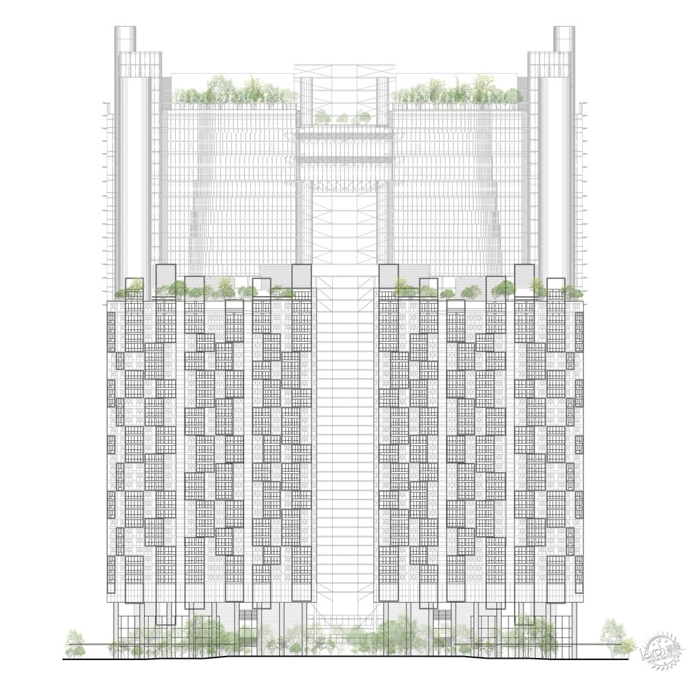 新加坡绿色之心,新加坡绿色之心运用的技术