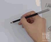 纹绣线条眉手正确拿法,线条眉的排列和纹绣法