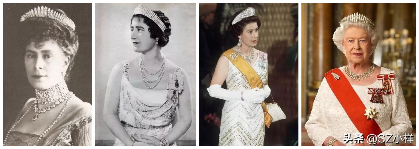 英国女王多奢侈,英国女王佩戴珠宝来源图