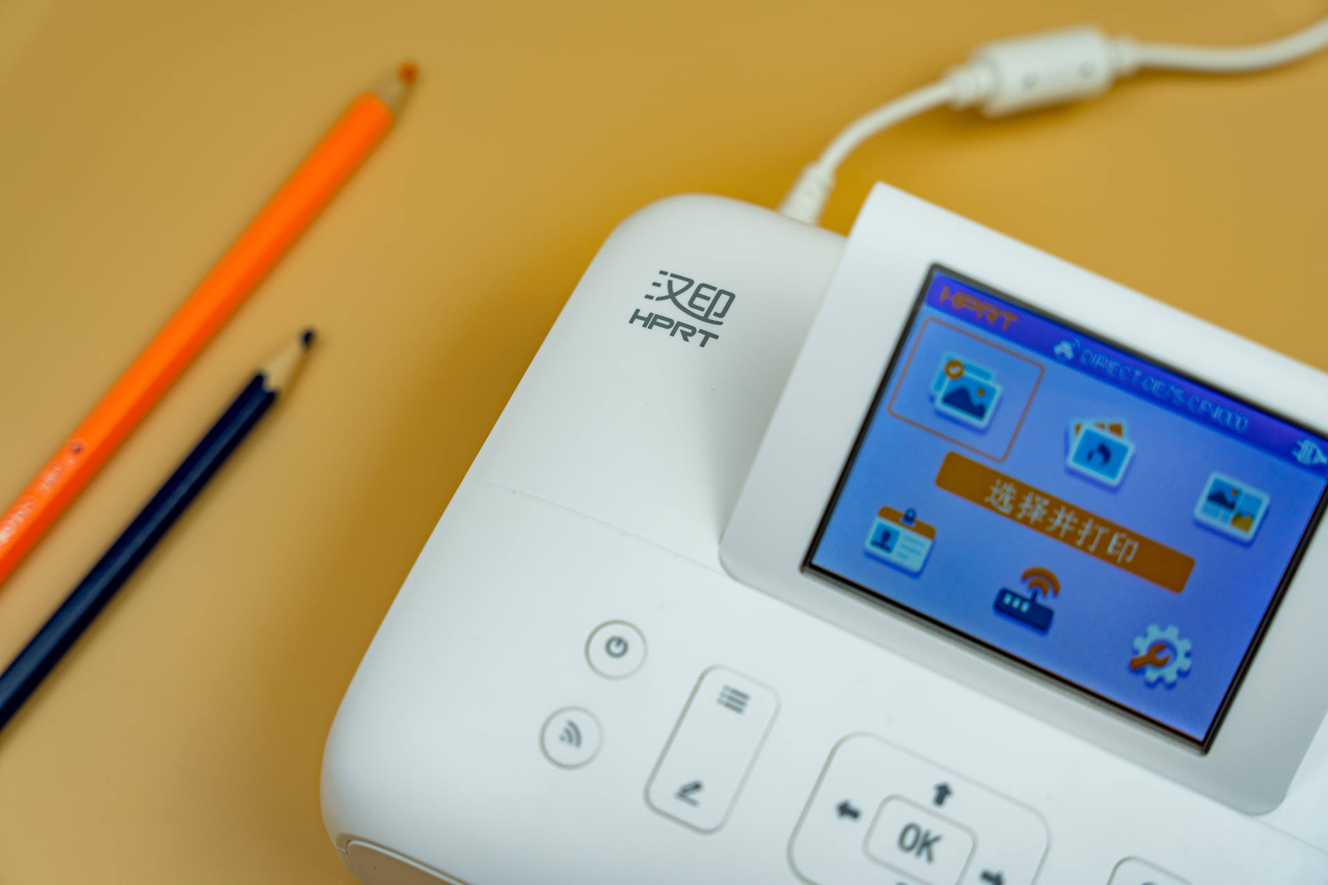 汉印照片打印机cp4100使用教程,cp4000l小型照片打印机怎么使用