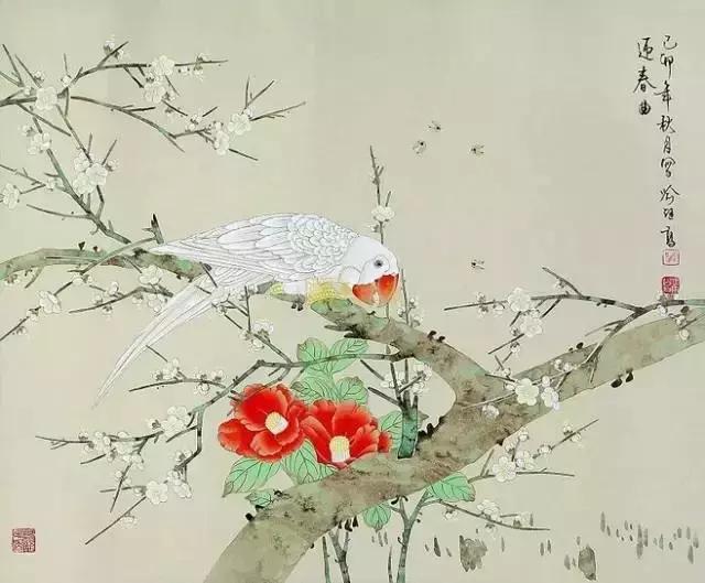 分享几组简单实用的写意花鸟画法,国画教程花鸟基本画法值得珍藏