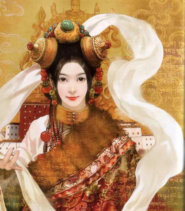 五十六个民族五十六枝花画,五十六个民族人物画高难度