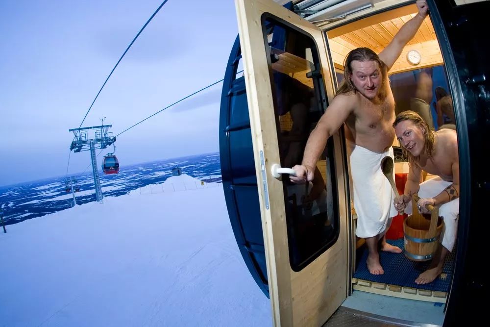 芬兰混蒸桑拿,最奇葩的温泉泡澡