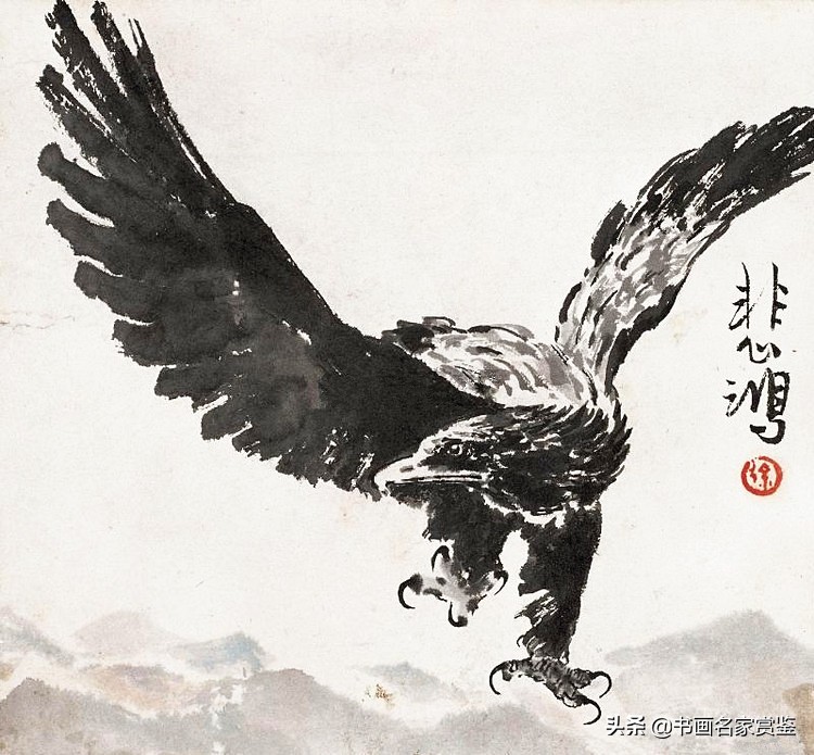 中国画家徐悲鸿图,中国画家徐悲鸿作画